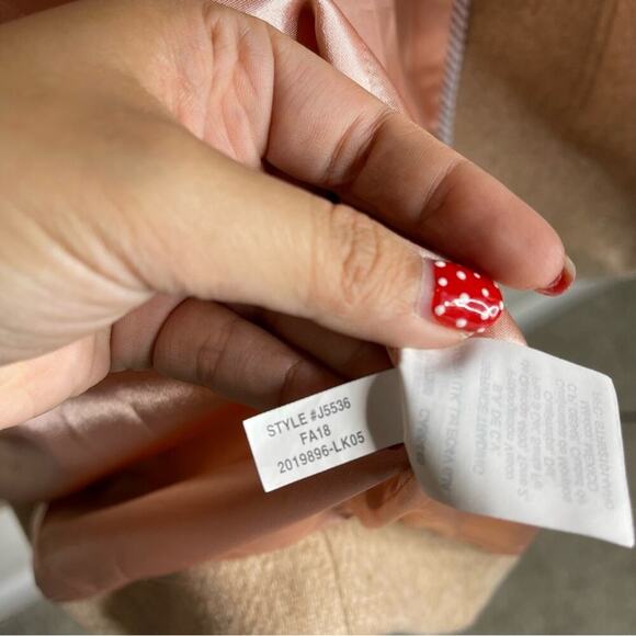 J Crew cocoon coat in Italian stadium cloth wool‎ sandstone size 22 - Picture 9 of 10